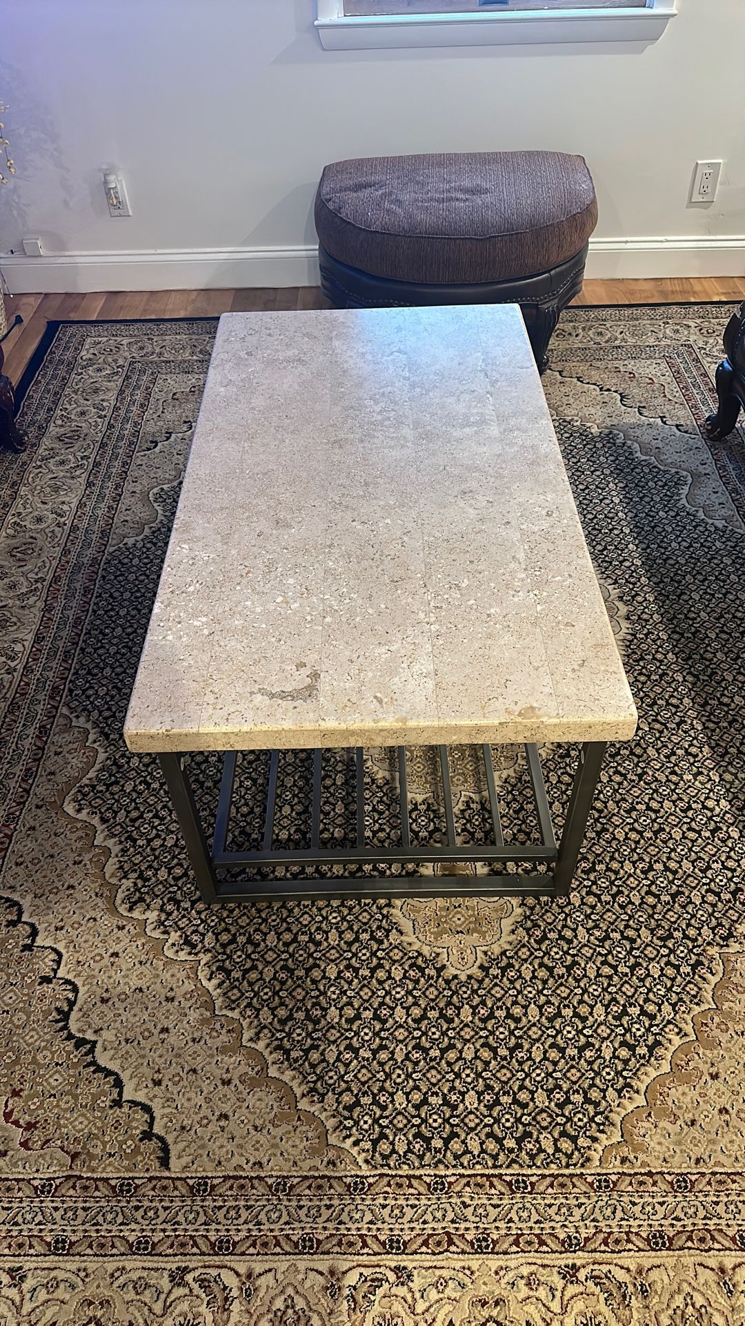 Marble Center table + 1 Corner table