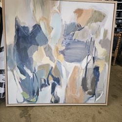 abstract acrylic painting on canvas by Eveline Brodsky