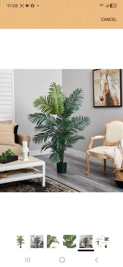 Nearly Natural 6ft. Artificial Paradise Palm Tree
