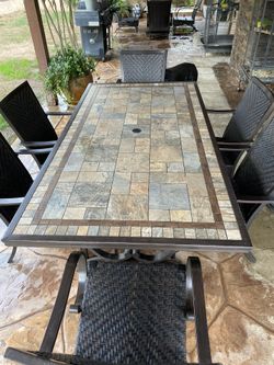 Outside (Outdoor) Dining Table Set