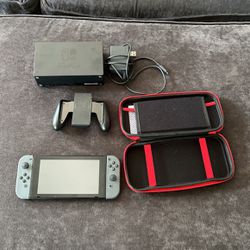 Nintendo Switch With Charger, Case, Controller, And Games