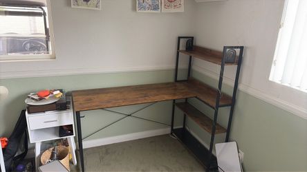Wooden desk