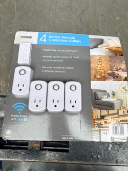 Brand New Prime Remote Controlled Outlets 4 Pack