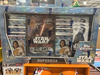 Topps Chrome Star Wars Super Box 2025 Costco Exclusive Trading Cards - Sealed!