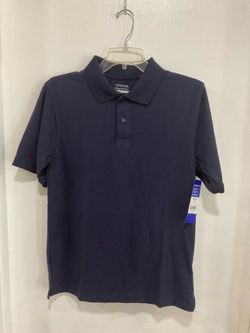 NEW George Boys School Uniform Navy Blue Short Sleeve Polo Shirt -Size  XXL (18)