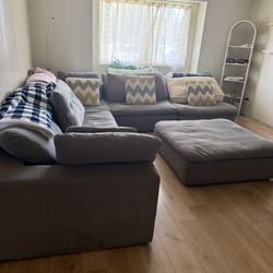 Dream Gray Modular Sectional 