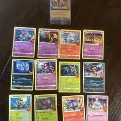 Pokemon cards & 1 Disney Card 