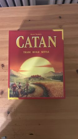 settlers of catan boardgame (used only once)