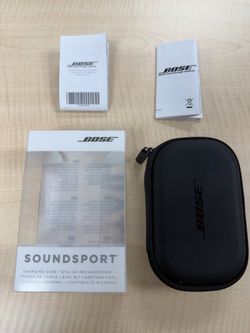 Bose SoundSport Wireless Charging Case Black