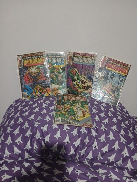 1980 40 Cent The Miconauts Lot Of Five