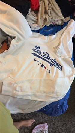 Los dodgers white hoodie