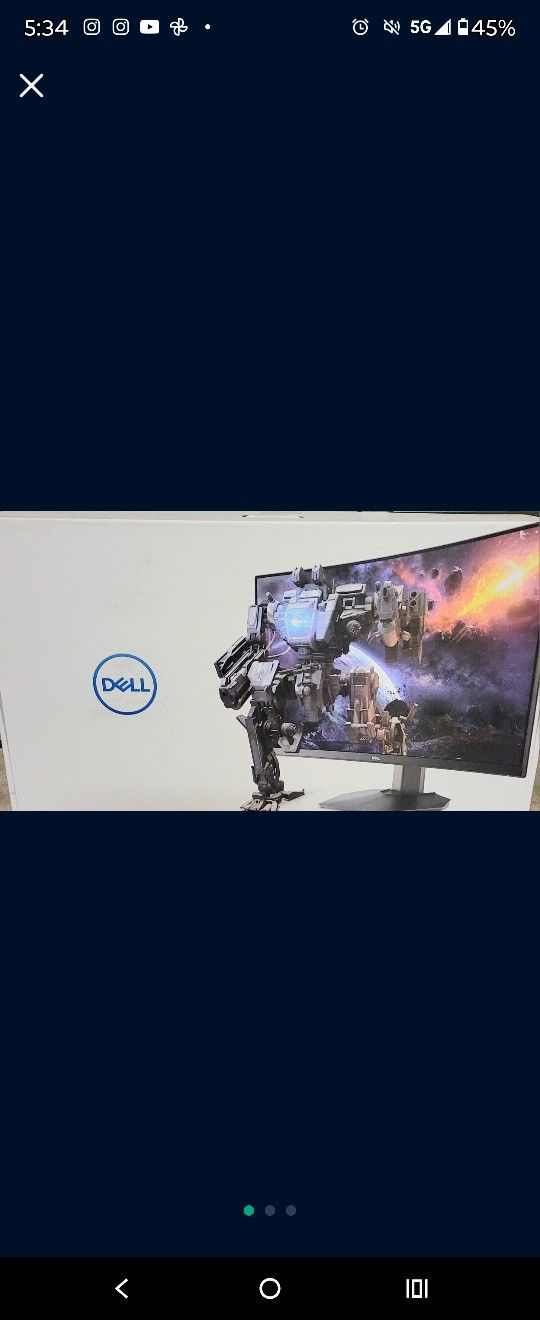Dell 32 Inch Curved Gaming Monitor S3222DGM