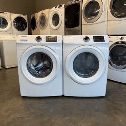 SAMSUNG XL CAPACITY WASHER DRYER ELECTRIC SET 