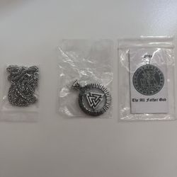 Odin The All Father God Pendant And Necklace 