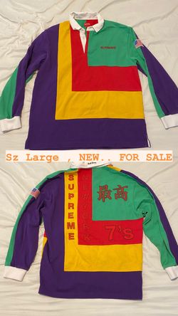 Supreme Shirt Large Rugby Polo NEW