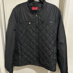 Guess Black Quilted Jacket Size L-XL
