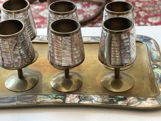 Antique Cordial Cup Set