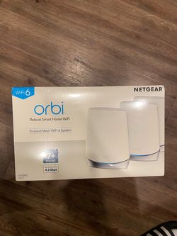 New Netgear Orbi AX4200 Tri-Band Mesh WiFi 6 System