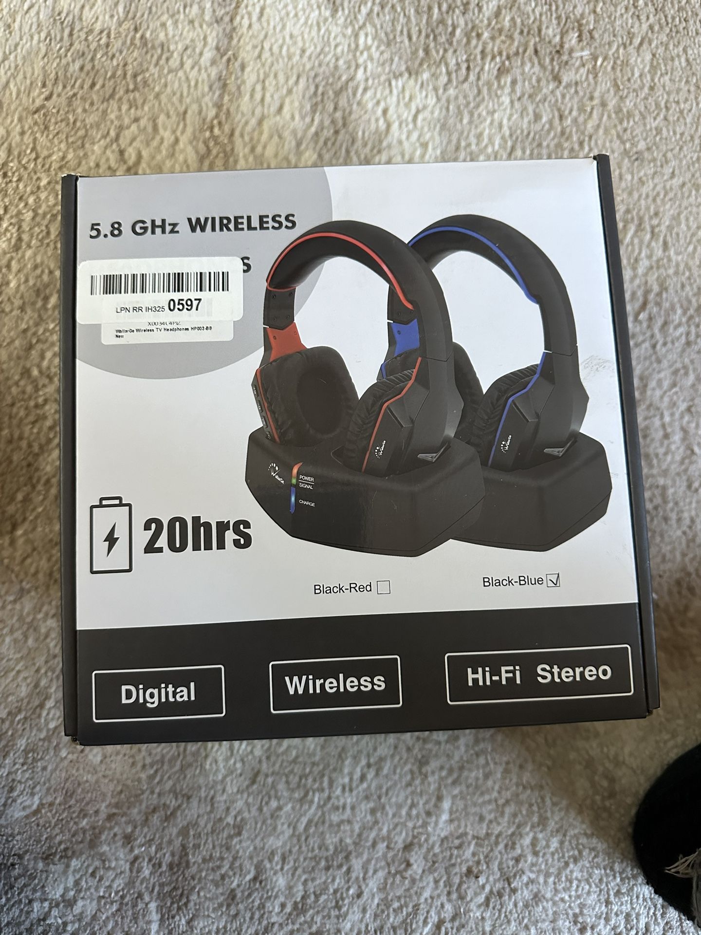 New Headphones Rechargeable
