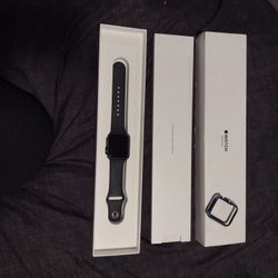 New Apple Watch Series 3 Space Gray With Rainbow Edge Cover