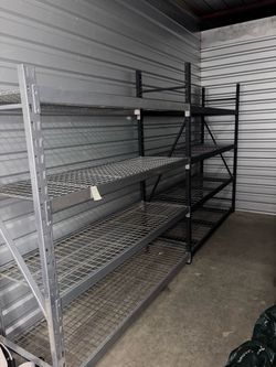 Adjustable Metal storage shelving/racks