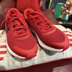 Men Red Under Armour Shoes Size 11.5 Like New