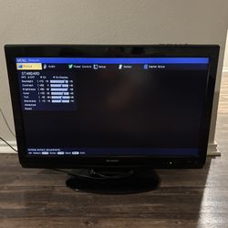 Sharp AQUOS LCD TV | Clean Screen, Works Great