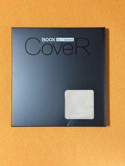 BOOX Go 7 Series Magnetic Leather Case (Off-White) – Brand New