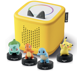 Toniebox 2 Audio Player Pokémon Bundle for Kids, Lightning Yellow
