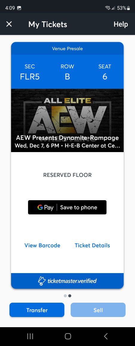AEW Dynamite Tickets - Austin 