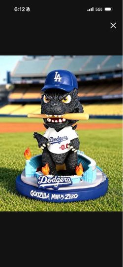 LA Dodgers Godzilla Minus Zero Bobblehead