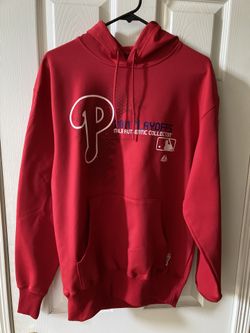 Hoodie, Philadelphia Phillies 2011 Playoffs, MLB Authentic Collection, Red, Size M