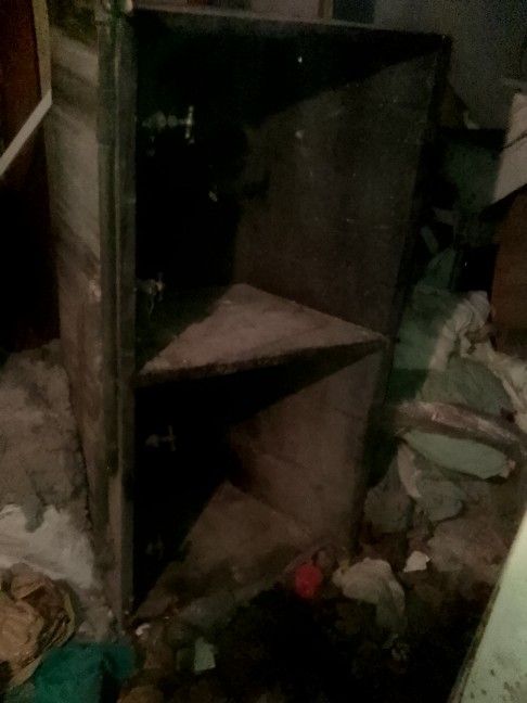 Antique Black Marble Double Sink
