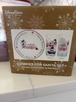Disney Parks Cookies for Santa Set