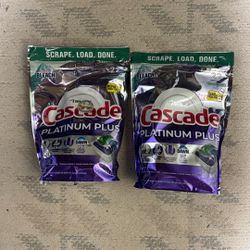 2 Cascade Dishwasher Pods