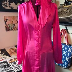 Boohoo Fuschia Pink Dress