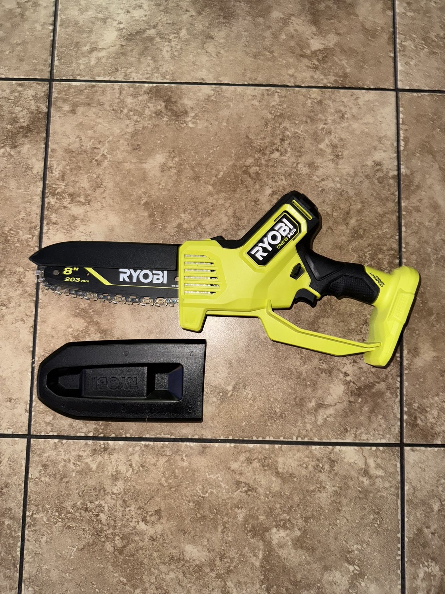 RYOBI ONE+ HP 18V Brushless 8 in. Battery Compact Pruning Mini Chainsaw (Tool Only)