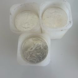 Silver 1 Ounce Eagles Better Dates $85