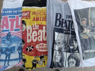 The Beatles Graphic T-Shirts Lot of 4