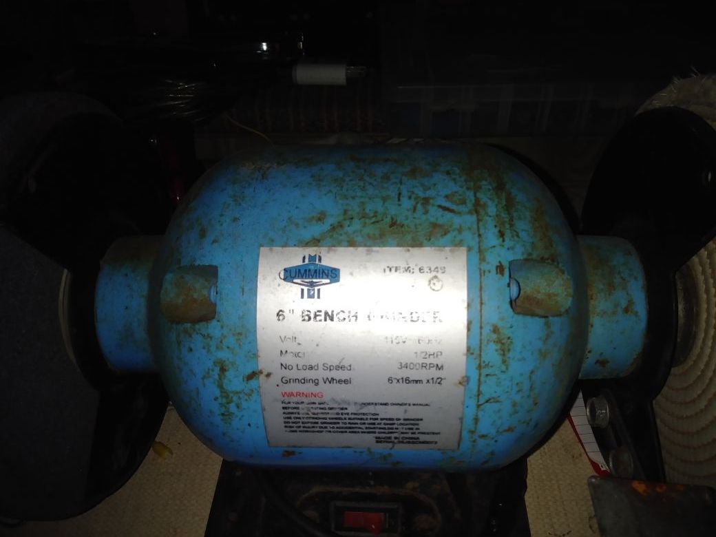 Cummins 6 inch bench grinder
