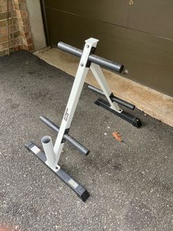 Fitness Gear Olympic Weight Storage Tree