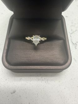 14k Gold .60 CT Lab Grown Diamond Ring Size 5.5
