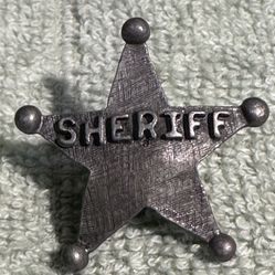  Vintage  Sheriff Star Pin 