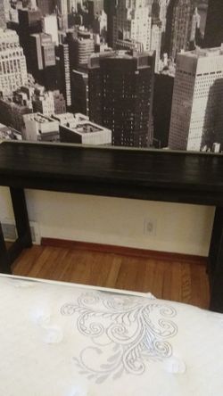 Espresso sofa table or desk