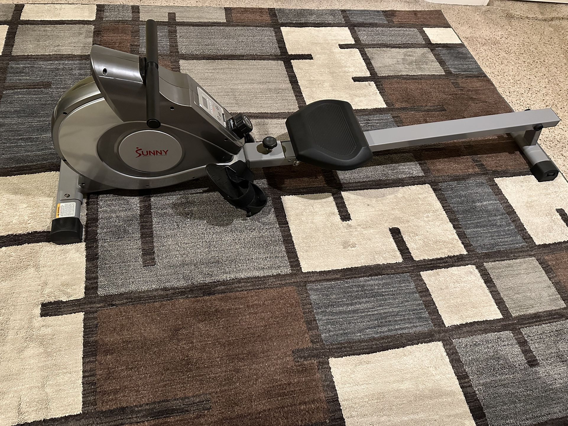 Sunny Magnetic Rowing Machine Rower with LCD Monitor