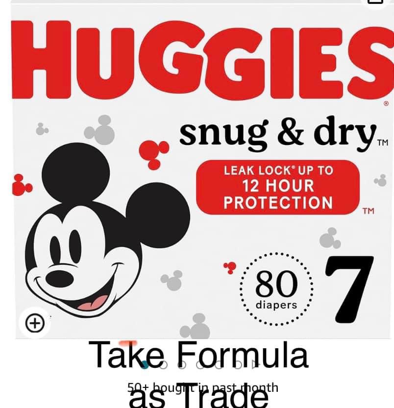 Diapers Pañales Snug Dry Size 7 Huggies 