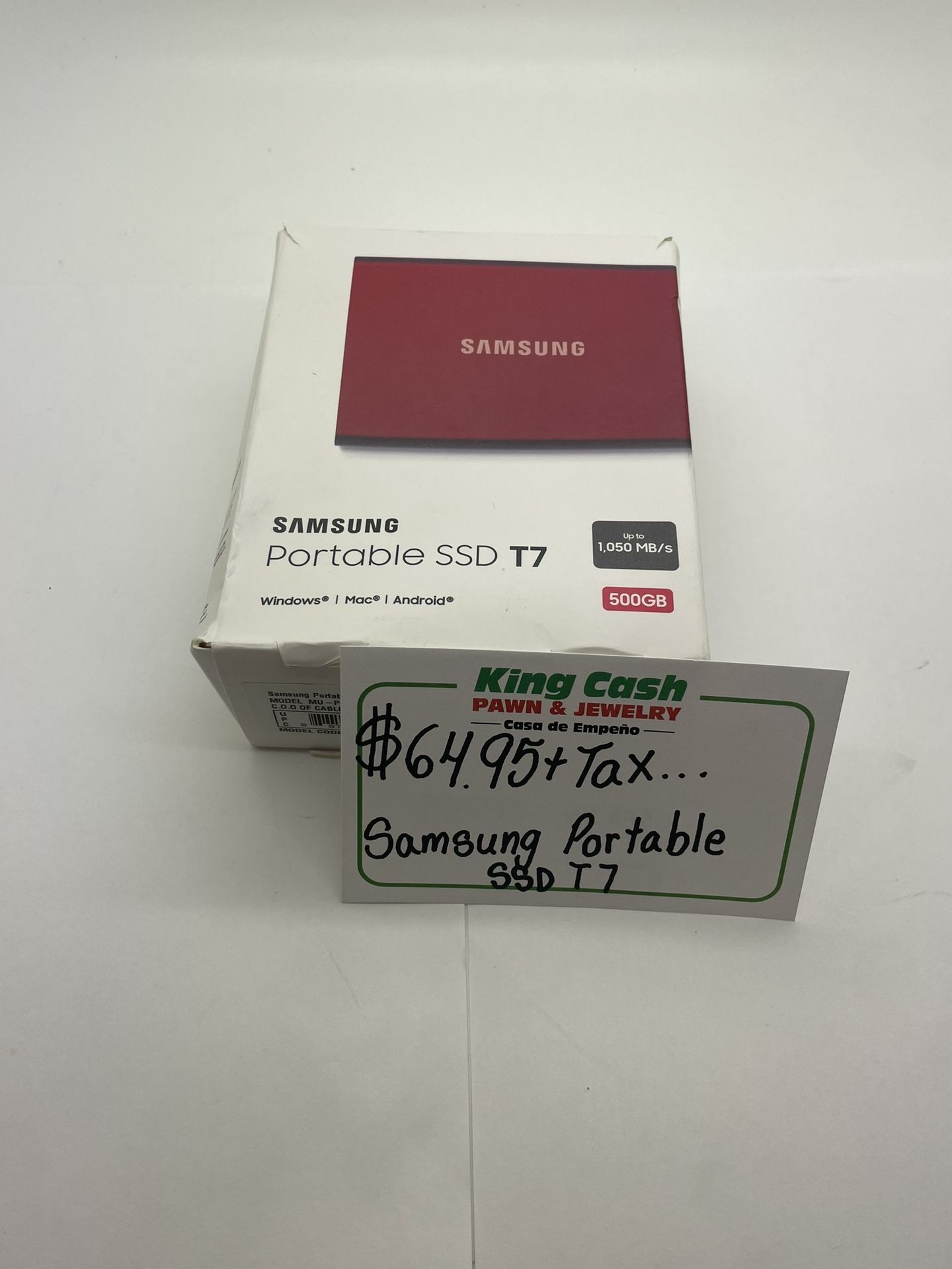 SAMSUNG PORTABLE SSD T7