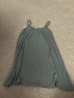 Sage green Mudd casual braided strap dress size XS