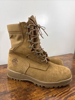 McRae USMC Combat Boots Men’s 9W Hot Weather Vibram Sole Military Issued EGA