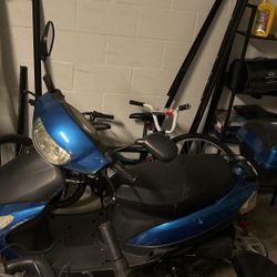 Blue Scooter For Sale  